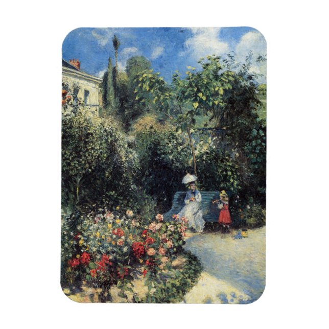Camille Pissarro Pontoise Garden Magnet (Vertical)