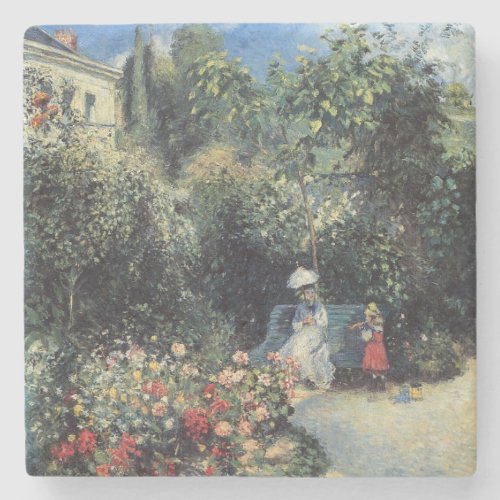 Camille Pissarro Pontoise Garden Stone Coaster