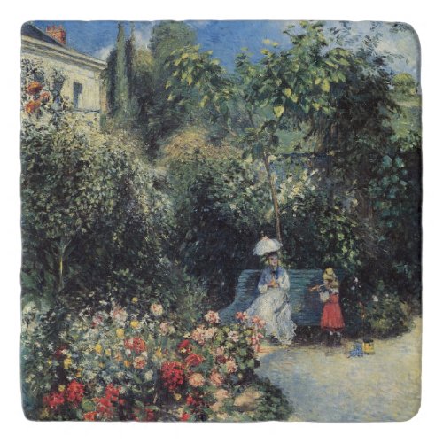 Camille Pissarro Pontoise Garden Trivet