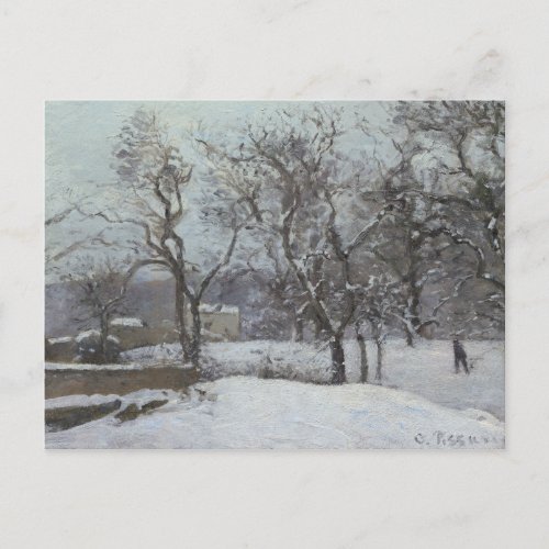 Camille Pissarro _ Snow at Louveciennes Postcard