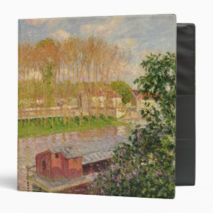 Camille Pissarro   Sunset at Moret-sur-Loing, 1901 3 Ring Binder