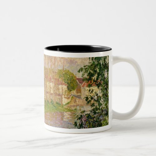 Camille Pissarro  Sunset at Moret_sur_Loing 1901 Two_Tone Coffee Mug