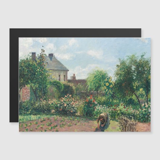 Camille Pissarro The Artist's Garden at Eragny (Front/Back)