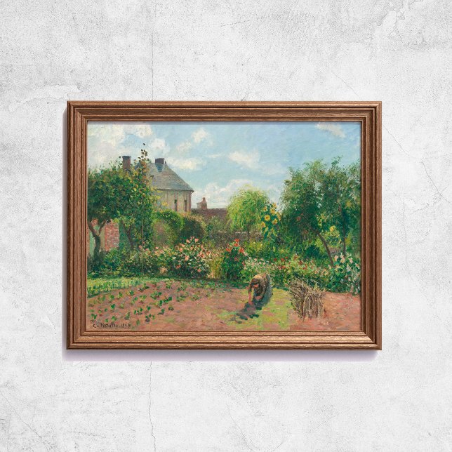 Camille Pissarro The Artist's Garden At Eragny Art Poster (Camille Pissarro The Artist's Garden At Eragny Art Poster
)