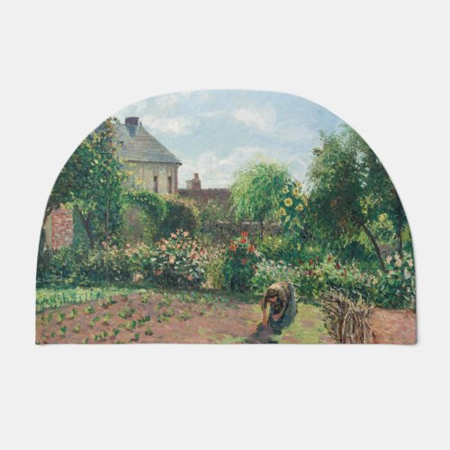 Camille Pissarro The Artists Garden at Eragny Doormat