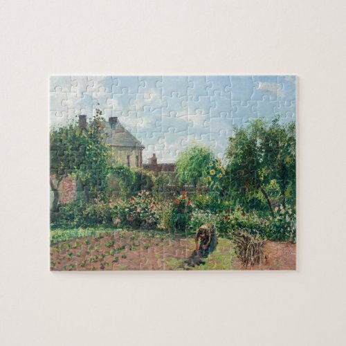 Camille Pissarro The Artists Garden at Eragny Jigsaw Puzzle