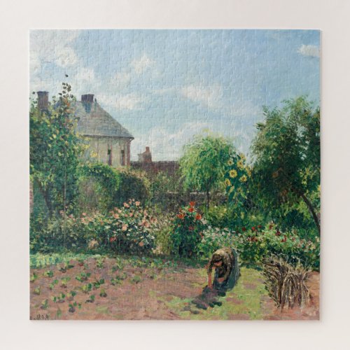 Camille Pissarro The Artists Garden at Eragny Jigsaw Puzzle