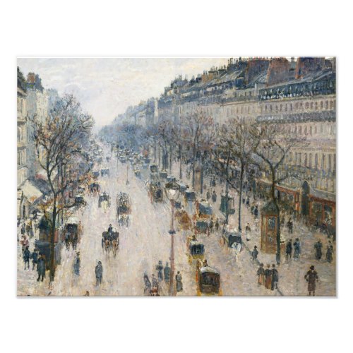 Camille Pissarro _ The Boulevard Montmartre Photo Print