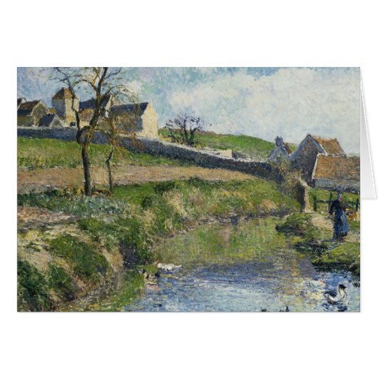 Camille Pissarro | The Farm at Osny, 1883 (Front Horizontal)