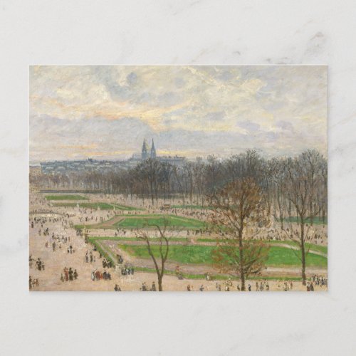 Camille Pissarro _ The Garden of the Tuileries Postcard