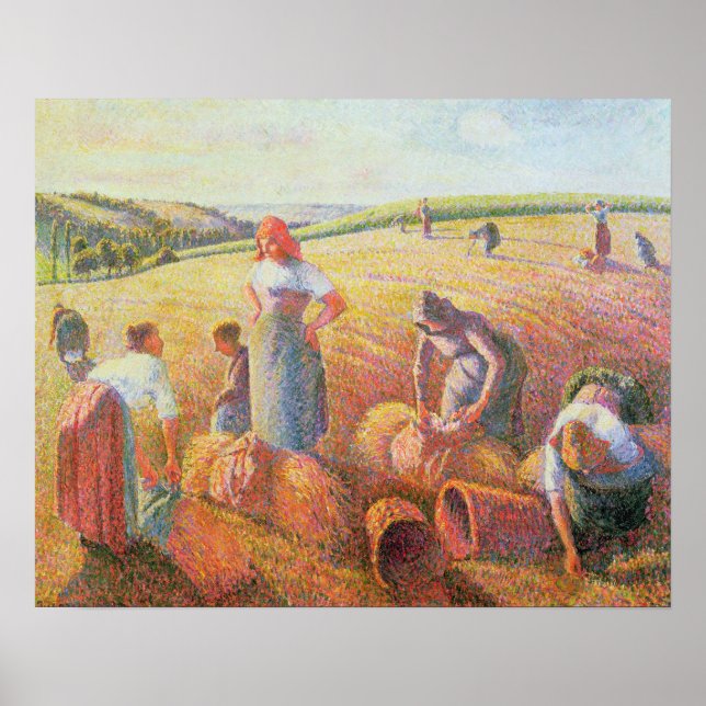 Camille Pissarro | The Gleaners, 1889 Poster (Front)