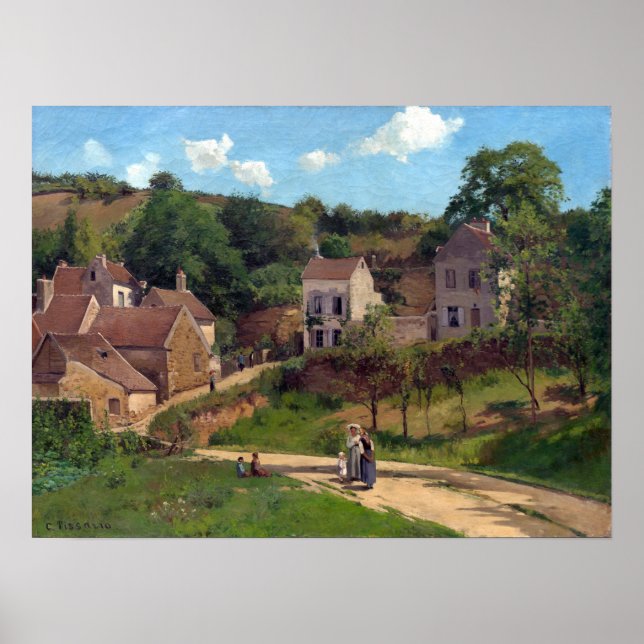 Camille Pissarro The Hermitage at Pontoise Poster (Front)