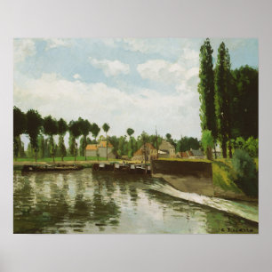 Camille Pissarro   The Lock at Pontoise Poster