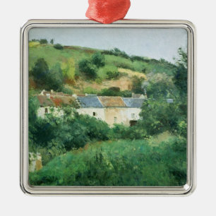 Camille Pissarro   The Path in the Village, 1875 Metal Ornament