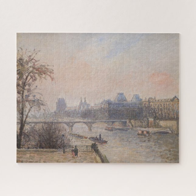 Camille Pissarro - The Seine and the Louvre Jigsaw Puzzle (Horizontal)