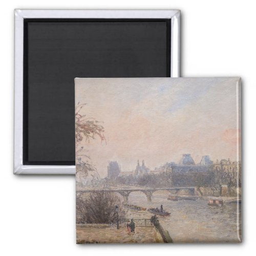 Camille Pissarro _ The Seine and the Louvre Magnet