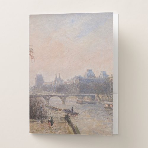 Camille Pissarro _ The Seine and the Louvre Pocket Folder