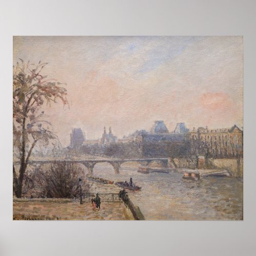 Camille Pissarro _ The Seine and the Louvre Poster