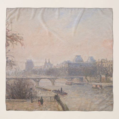 Camille Pissarro _ The Seine and the Louvre Scarf