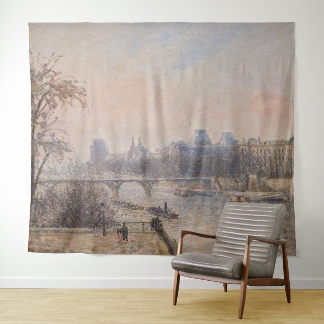 Camille Pissarro - The Seine and the Louvre Tapestry (In Situ (Horizontal))