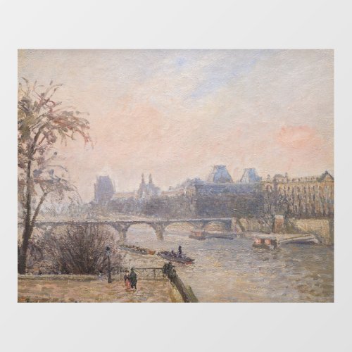 Camille Pissarro _ The Seine and the Louvre Wall Decal