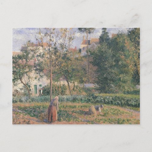 Camille Pissarro  Vegetable Garden at the Hermita Postcard