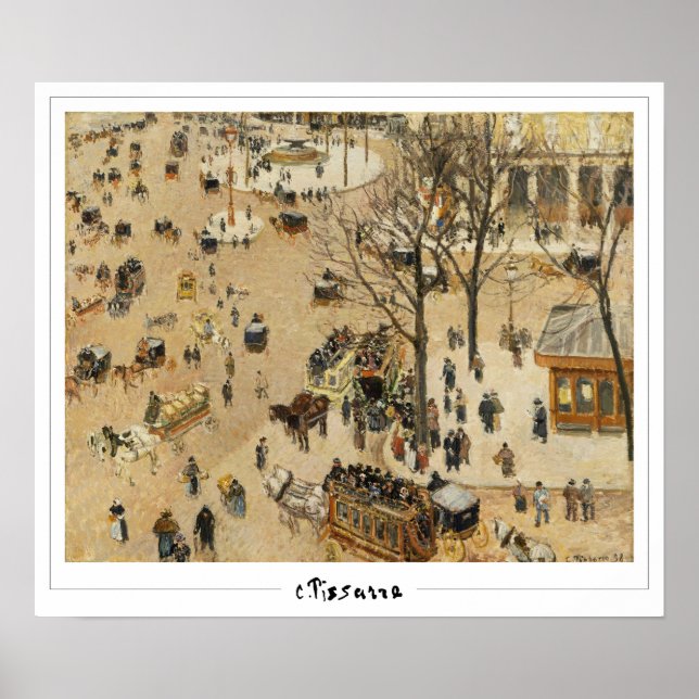 Camille Pissarro Zedign Art Poster #15-2 (Front)
