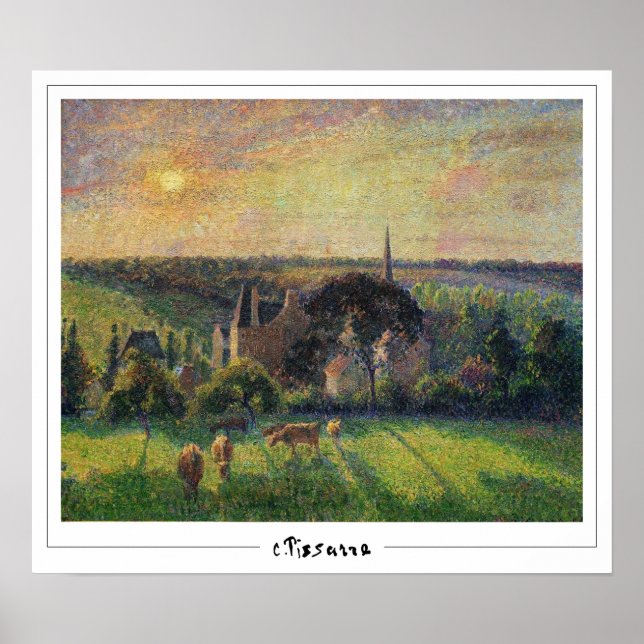 Camille Pissarro Zedign Art Poster #245-2 (Front)