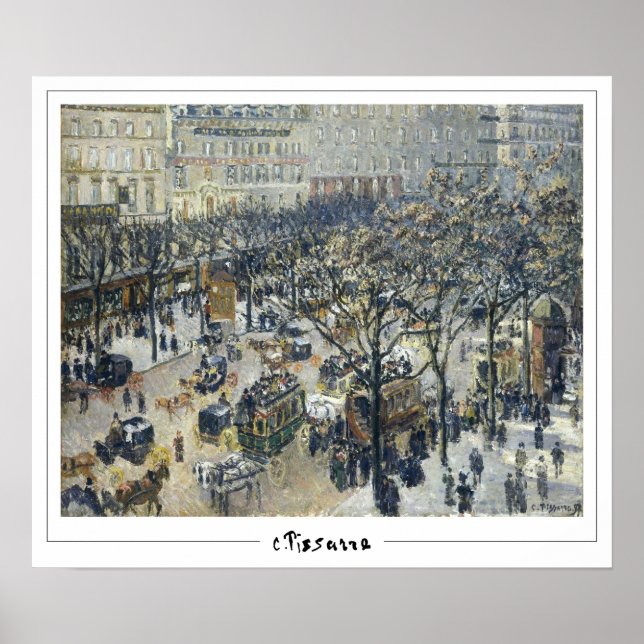 Camille Pissarro Zedign Art Poster #256 (Front)