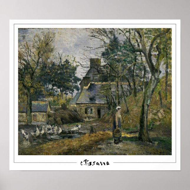Camille Pissarro Zedign Art Poster #321 (Front)