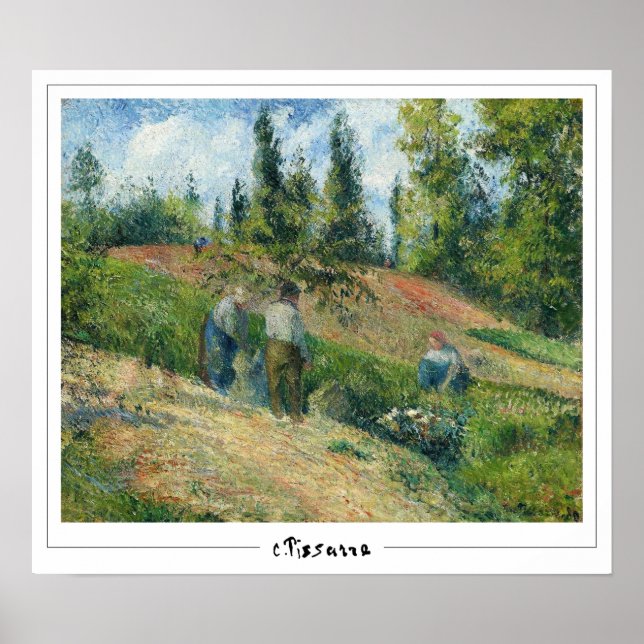 Camille Pissarro Zedign Art Poster #427-2 (Front)