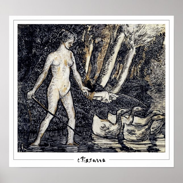 Camille Pissarro Zedign Art Poster #472-2 (Front)