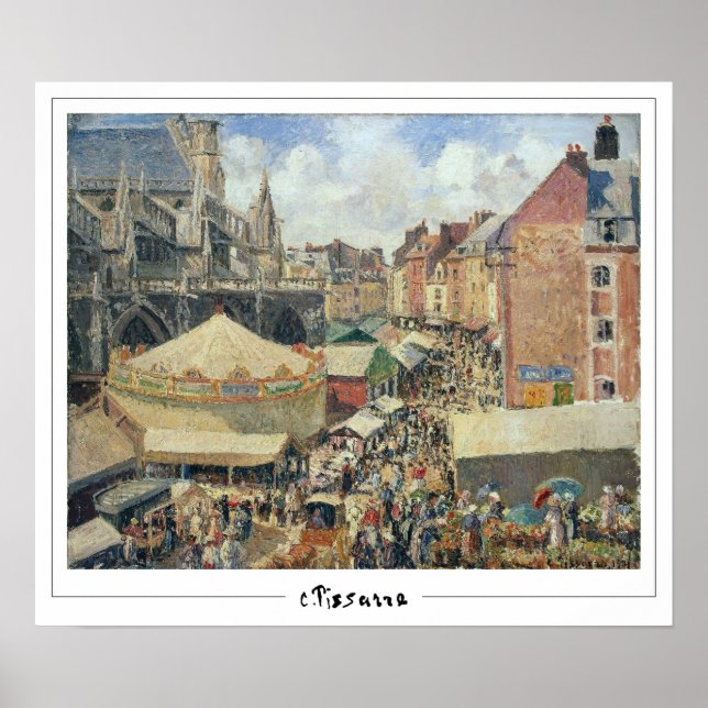 Camille Pissarro Zedign Art Poster #481-2 (Front)