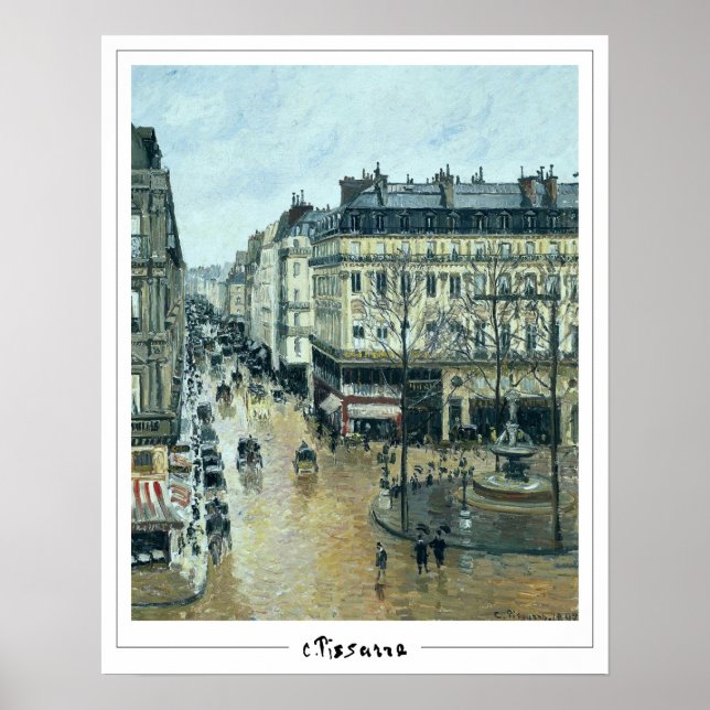 Camille Pissarro Zedign Art Poster #542 (Front)