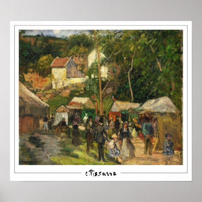 Camille Pissarro Zedign Art Poster #84 (Front)