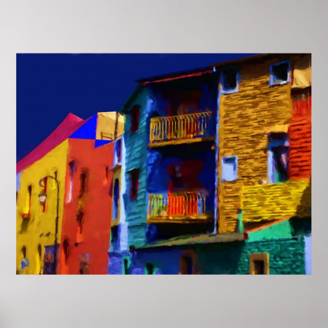 Caminito Buenos Aires by Ozborne Whilliamsson Poster (Front)