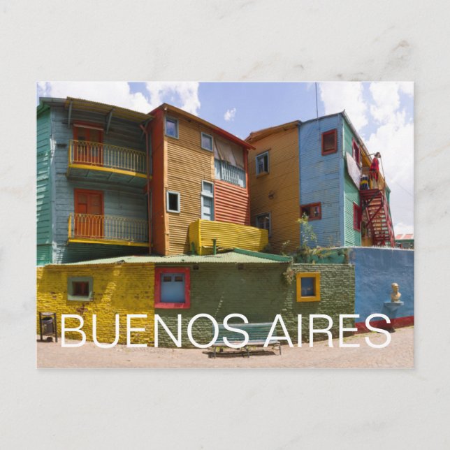 Caminito, La Boca, Buenos Aires Postcard (Front)