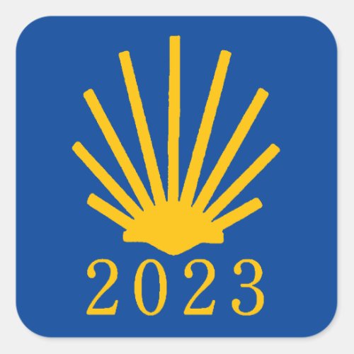 Camino de Santiago 2023 Square Sticker