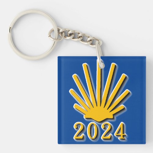 Camino de Santiago 2024 Keychain