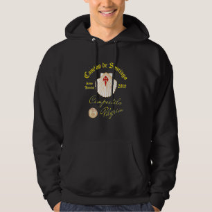 Camino de Santiago Anno Domini 2012 Scallop Shell Hoodie