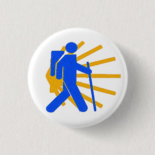 Camino de Santiago Badge Button