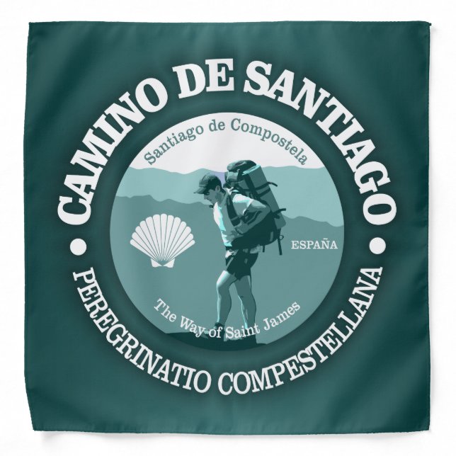 Camino de Santiago Bandana (Front)