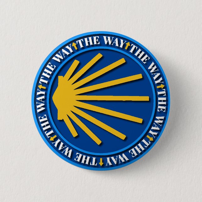 Camino de Santiago Button (Front)
