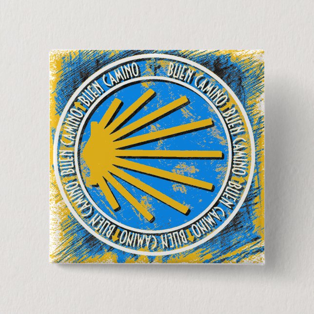 Camino de Santiago Button (Front)