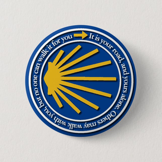 Camino de Santiago Button (Front)