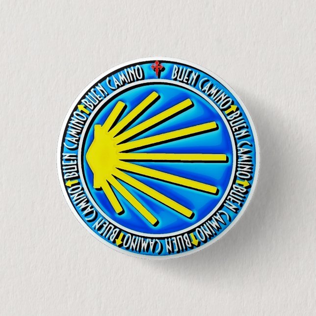 Camino de Santiago Button (Front)