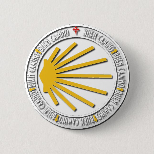 Camino de Santiago Button (Front)