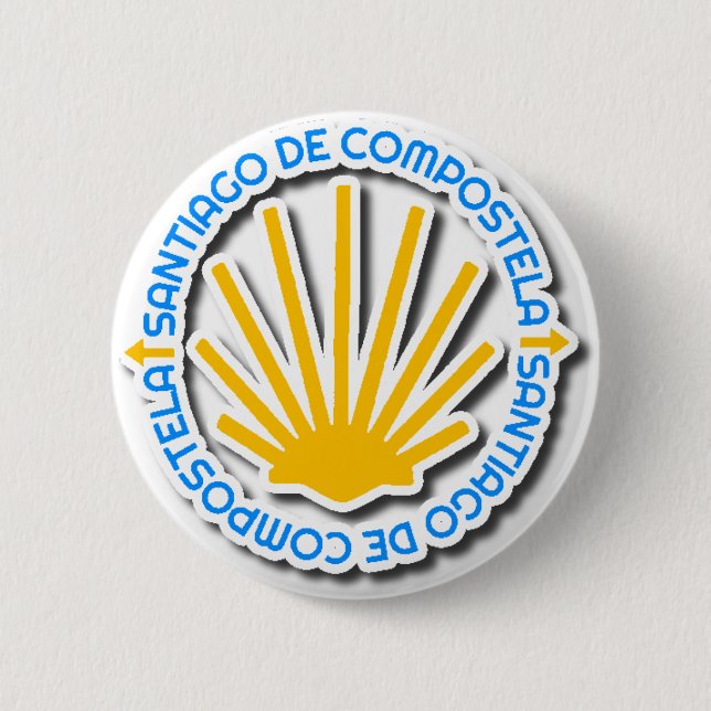 Camino de Santiago Button (Front)