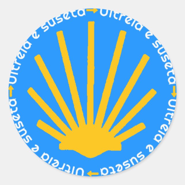 Camino de Santiago Classic Round Sticker (Front)