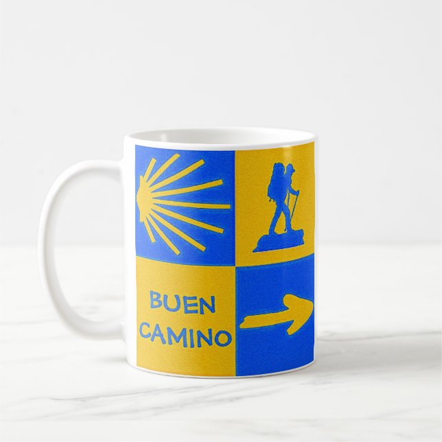 Camino de Santiago Coffee Mug (Left)